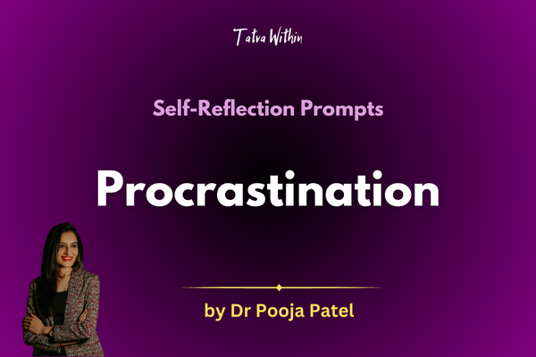 Procrastination - Self-Reflection Prompts cover