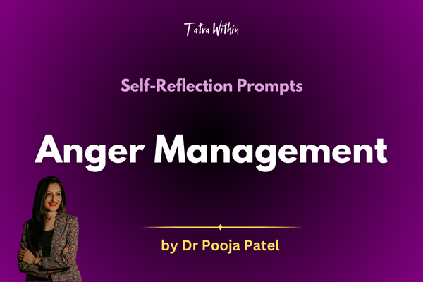 Anger Management - Self-Reflection Prompts cover