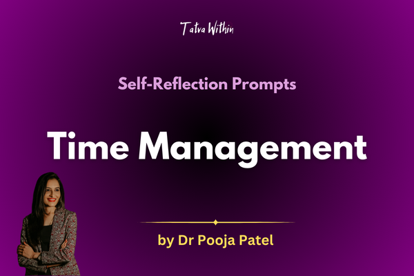 Time Management - Self-Reflection Prompts cover
