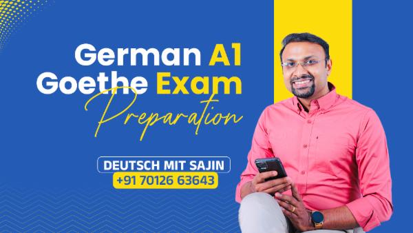 Prepare for the German A1 Exam With Deutsch Mit Sajin cover