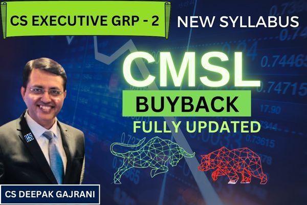 CMSL (NEW SYLLABUS) BUYBACK cover