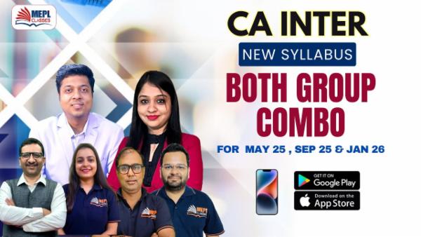 CA INTER (NEW) - ALL 6 PAPERS COMBO ( INCLUDING ADVANCED ACCOUNTING BY PRAVEEN SHARMA SIR ) - FOR MOBILE APP (ANDROID / IOS ONLY) cover