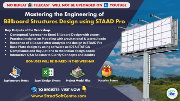Mastering the Engineering of Billboard Structures using STAAD Pro cover