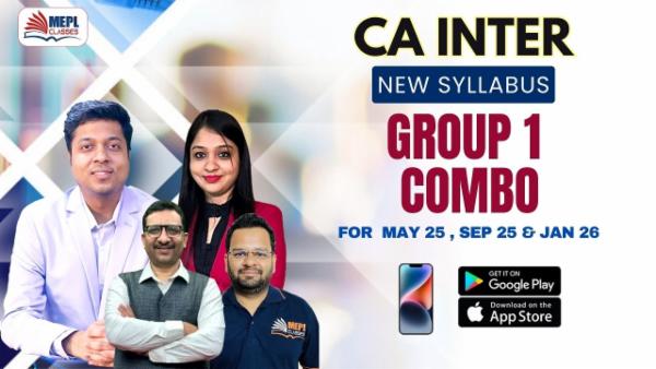 CA INTER (NEW) - GROUP 1 COMBO ( INCLUDING ADVANCED ACCOUNTING BY PRAVEEN SHARMA SIR ) - FOR MOBILE APP (ANDROID / IOS ONLY) cover