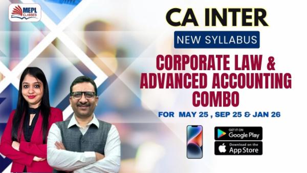 CA INTER (NEW) - CORPORATE LAW & ADVANCED ACCOUNTING ( BY PRAVEEN SHARMA SIR ) COMBO - FOR MOBILE APP (ANDROID/IOS ONLY) cover