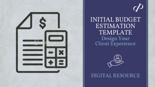 Initial Budget Estimation - Editable Canva Template cover