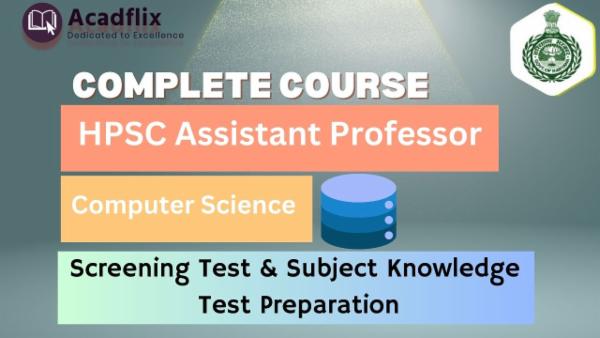HPSC Assistant Professor Course cover