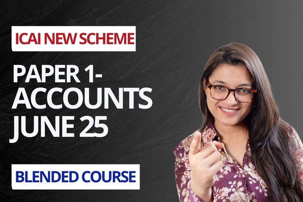 CA Foundation Principles & Practice of Accounting for June 2025 cover