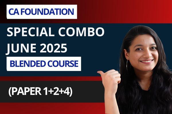 CA Foundation June 2025 Combo cover