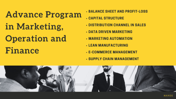 Advance Management Program in Marketing, Operation and Finance cover