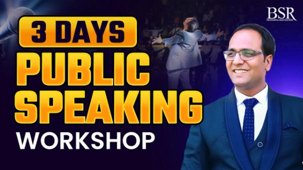 3 Days Public Speaking Online Package - Aug' 2024 cover