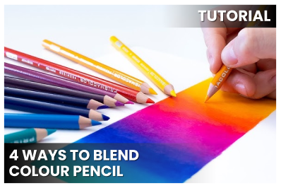Color Blending Tutorial 4 ways to blend colour pencil