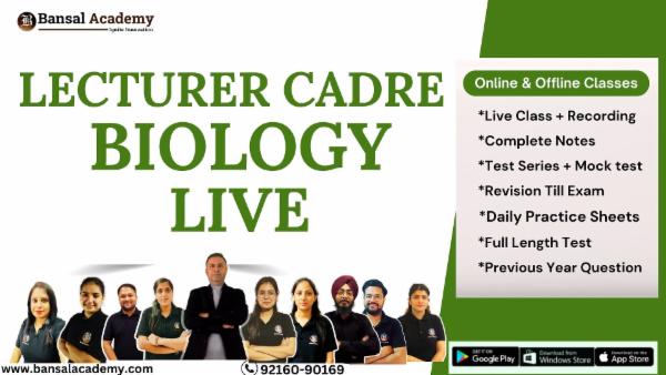 Lecturer Cadre Biology Live cover