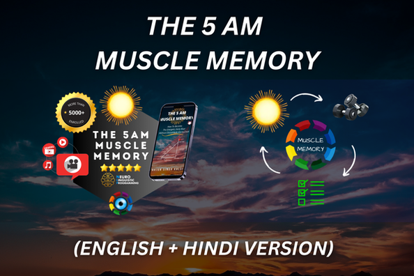 THE 5 AM MUSCLE MEMORY cover