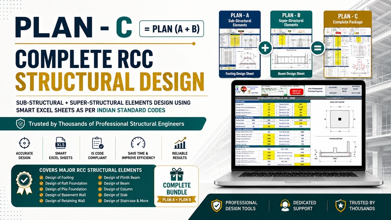 Sub-Structure Design Excel Sheets