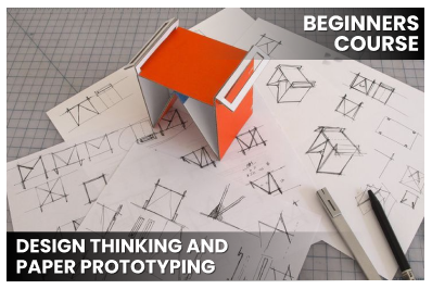 Design thinking and paper prototyping : Beginners Course cover