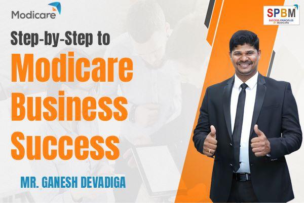 Step-by-Step to Modicare Business Success - GANESH DEVADIGA cover