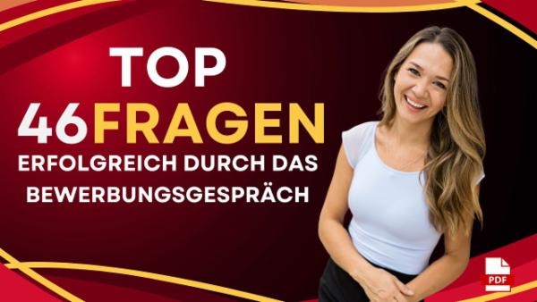 Top 46 Fragen: erfolgreich durch das Bewerbungsgespräch cover