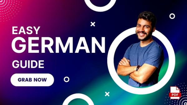 Easy German Guide by Deutsch Mit Sajin cover