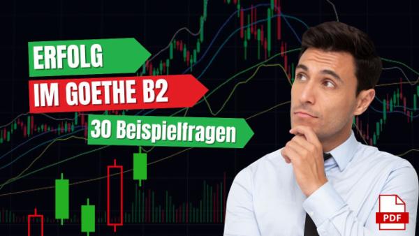 Erfolg im Goethe B2: 30 Beispielfragen cover
