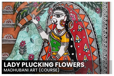 Lady plucking flowers cover