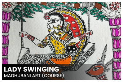 Lady Swinging in a Garden cover