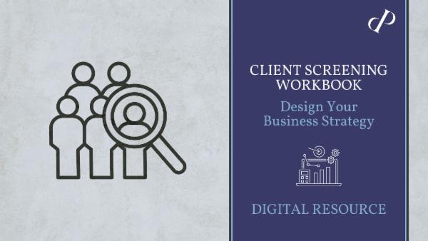 Client Screening Workbook - SORT Method cover