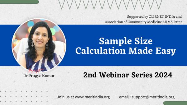 2nd Webinar Series on Sample Size Calculation Made Easy cover