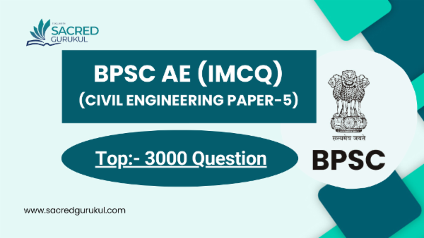 IMCQ CIVIL ENGINEERING PART-01 (PAPER-05) (TOP 3000 QUESTION) #BPSC AE cover