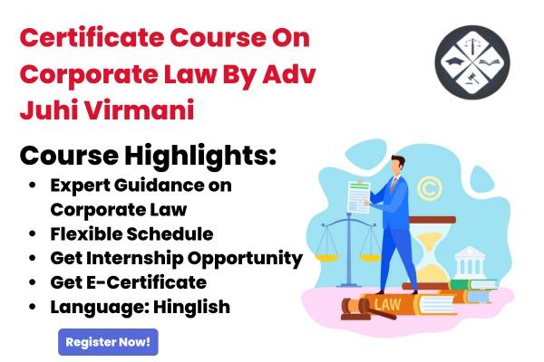 Advanced course on Corporate Law cover