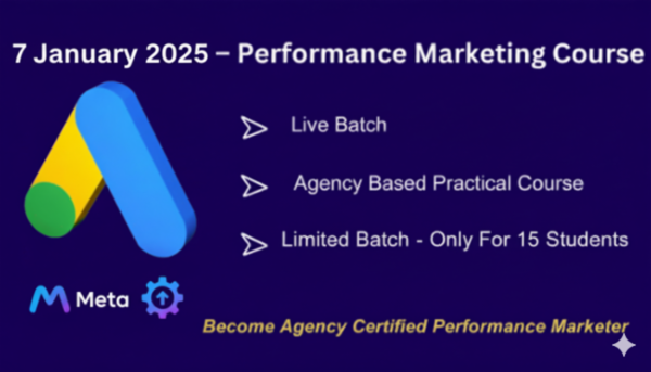 7th January: Performance Marketing Course (Live) cover