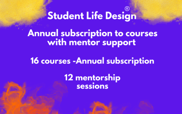 Student life Design - Annual course bundle with mentor support cover
