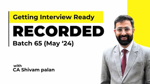 Getting Interview Ready Workshop Batch 65 cover