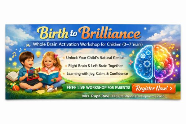 Birth to Brilliance - Whole Brain Activation Webinar cover
