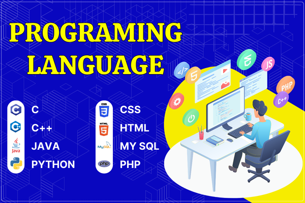PROGRAMMING LANGUAGE (C, C++, Java, Python, CSS, HTML, MY SQL & PHP) cover