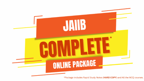 Complete JAIIB Package - Online Rapid Study Notes & MCQ cover