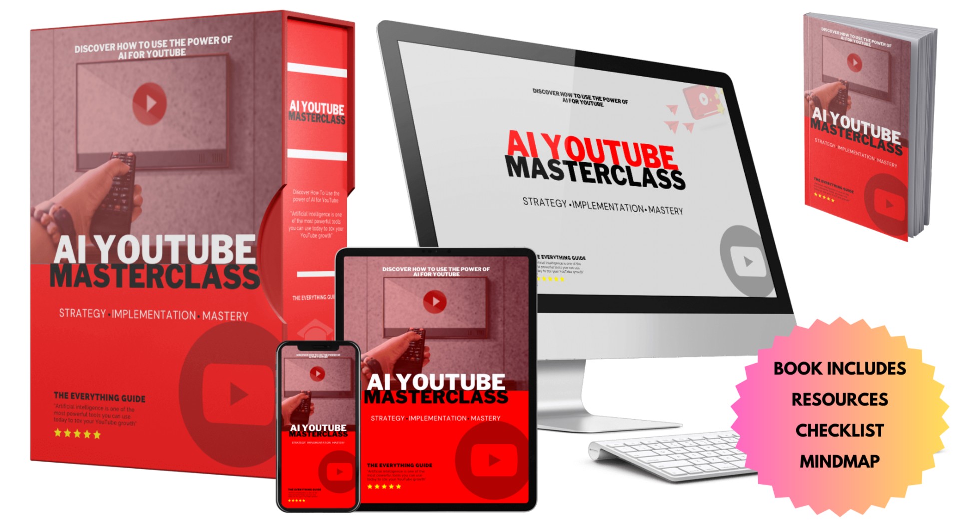 Book - AI You Tube Masterclass: Revolutionize Your Online Presence cover