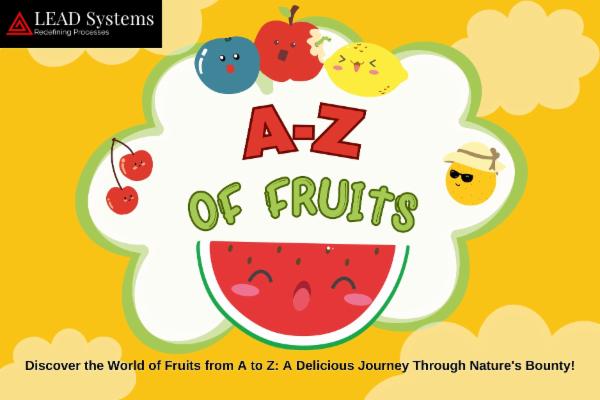 A to Z of Fruits cover