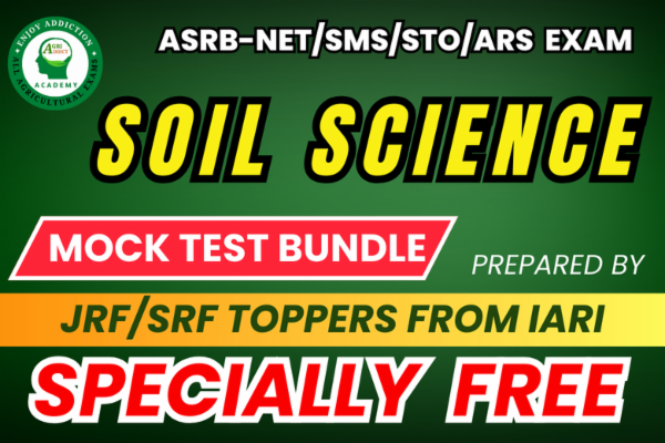 Soil Science Free Mock Test for ASRB-NET/SMS/STO cover