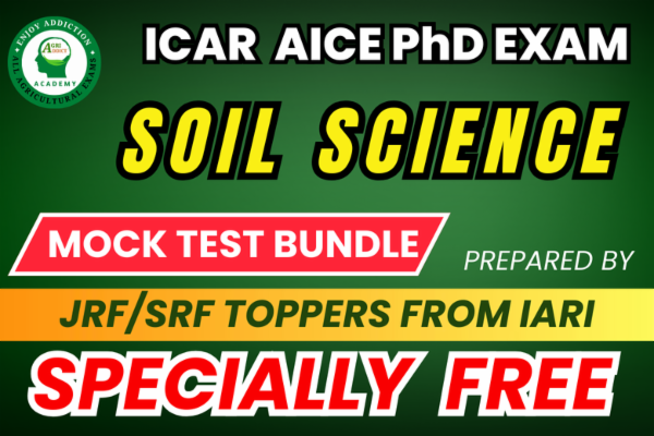 Soil Science Free Mock Test for ICAR AICE PhD (JRF/SRF) Exam cover