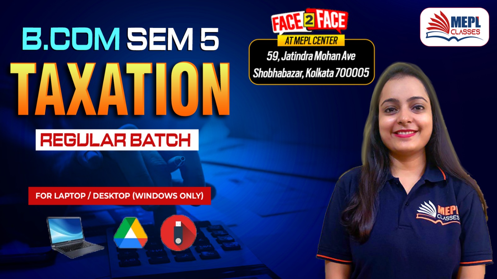 B.COM - SEMESTER 5 - REGULAR BATCH - TAXATION - FOR LAPTOP/DESKTOP (WINDOWS ONLY) cover