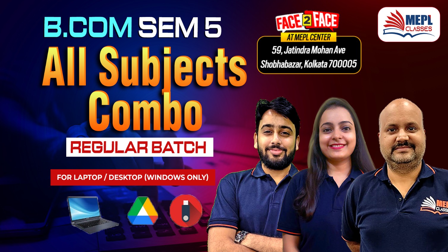 B.COM - SEMESTER 5 - REGULAR BATCH - ALL SUBJECTS COMBO - FOR LAPTOP/DESKTOP (WINDOWS ONLY) cover