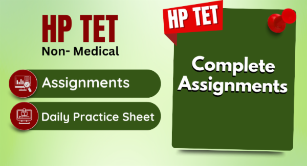 Assignments HP-TET Non Medical Live Batch cover