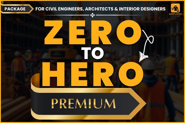 ZERO TO HERO COURSES FOR CIVIL ENGINEERS , ARCHITECHT & INTERIOR DESIGNERS cover
