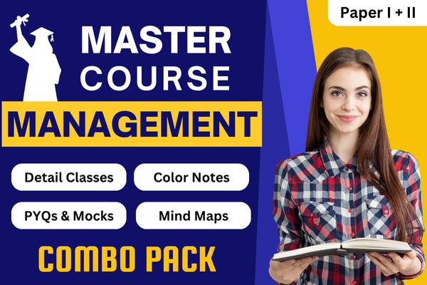 Master Course | UGC NET Management (Paper I & II) cover