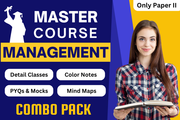 Master Course | UGC NET Management (Paper II) cover