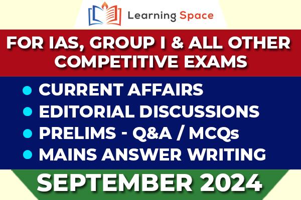 Current Affairs & Editorial Discussion - September 24 cover