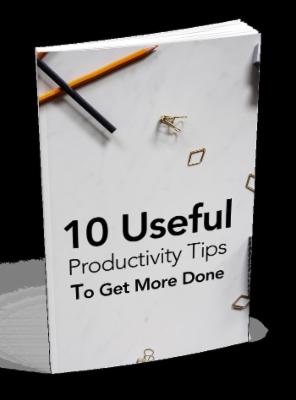 10 Useful Productivity  Tips cover