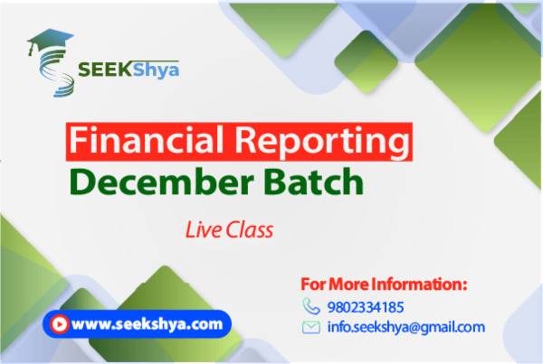 Financial Reporting December batch cover