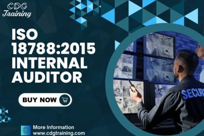 ISO 18788:2015 Internal Auditor cover